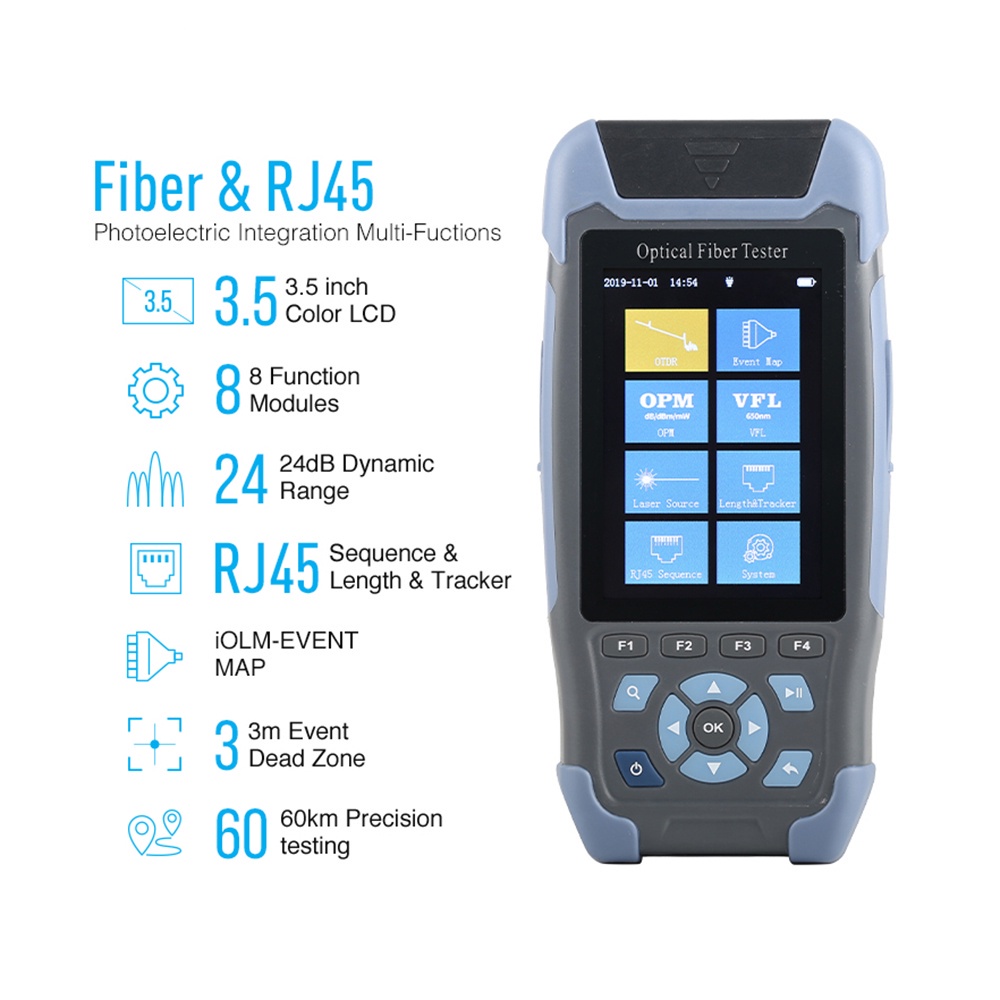 FO - GT3000 Optical Fiber Tester Mini Handhold OTDR