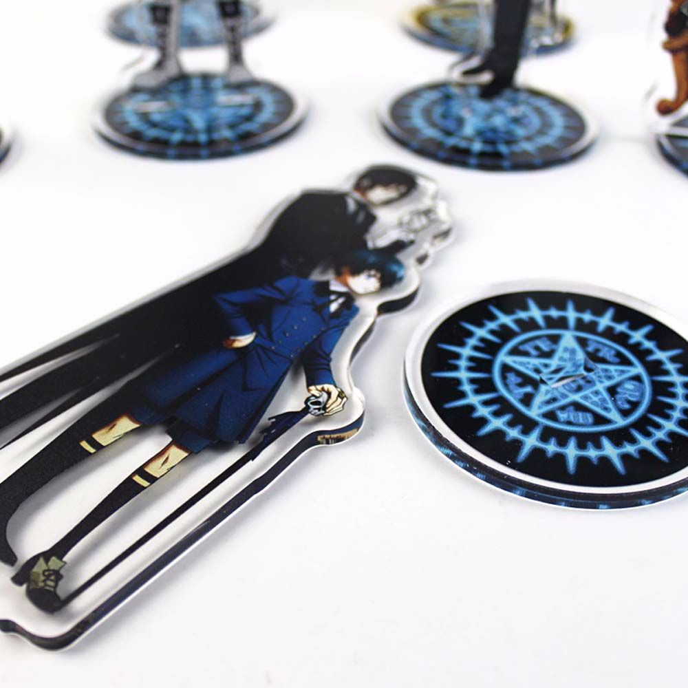 Lanfy Patung Anime Black Butler Bahan Akrilik Untuk Dekorasi Meja