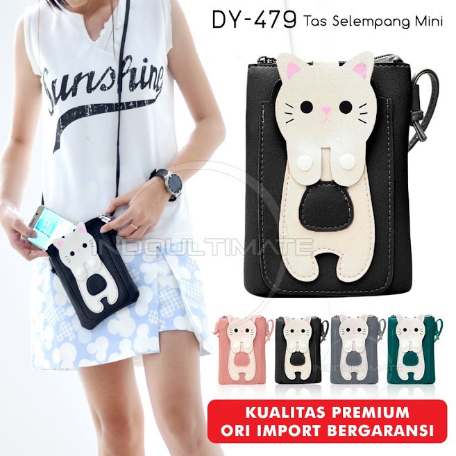 Tas HP Wanita mini Tas Selempang Wanita IMPORT tas Slempang kulit Terbaru Murah Cewek Batam DY-479