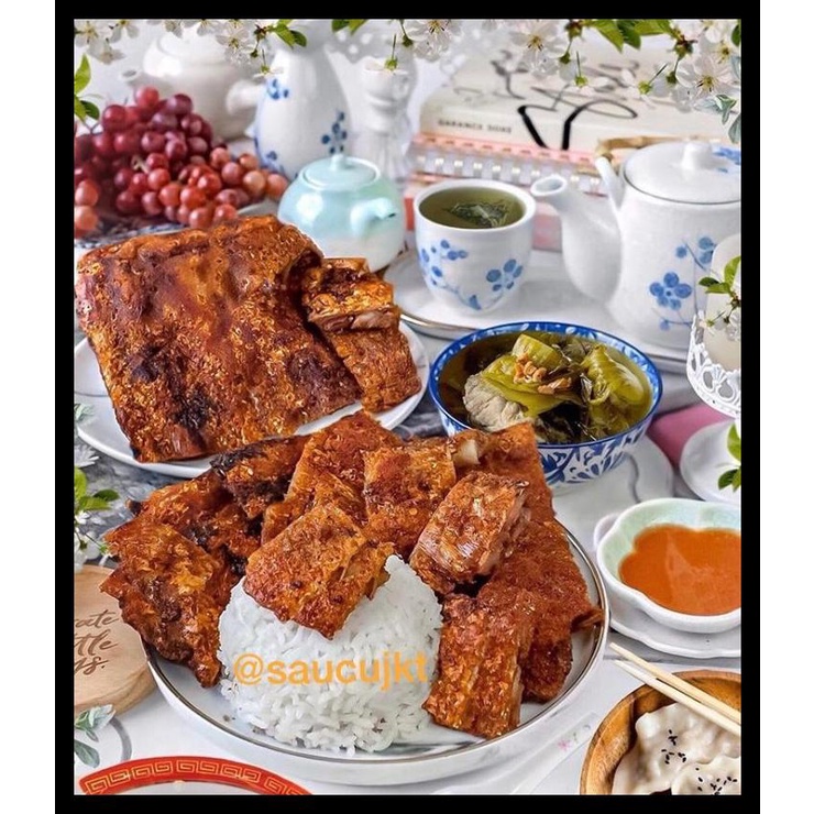 

DISKON TERBATAS !!! SAUCU BABI PANGGANG BAPANG ASLI BANGKA (250 GRAM) ROASTED PORK TERLARIS