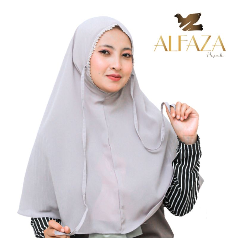 Kerudung instant hijab jilbab khimar bergo renda