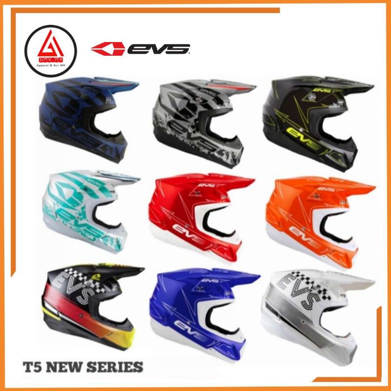 HELM EVS T5 SERIES, HELM CROSS  EVS T5 SERIES, HELM TRAIL EVS T5