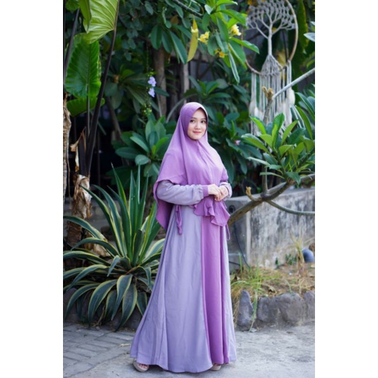 GAMIS HAURA WOLLYCREPE PREMIUM ORI AKIFA MUSLIMAH