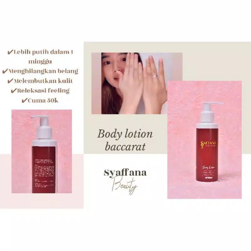 [ SKINHOUSEID ] BODY LOTION SYAFFANA BEAUTY |BODY LOTION BPOM | BODY LOTION MURAH |