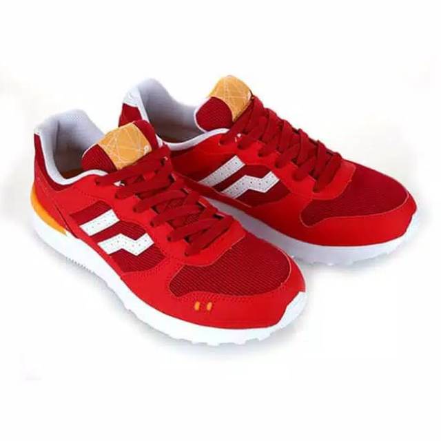 Sepatu snekers piero joger chines red sepatu original