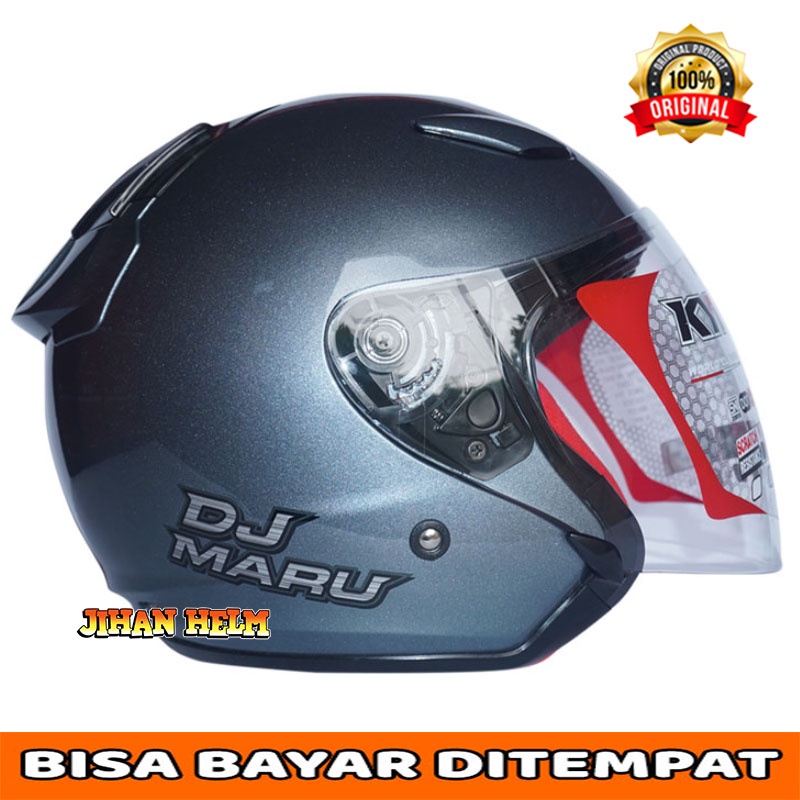 HELM / KYT / DJ MARU / HELM KYT / HELM KYT DJ MARU UNGU TERMURAH-3