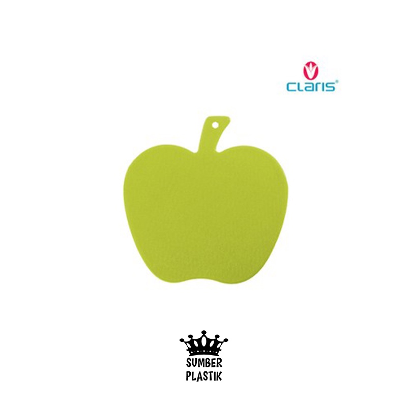 Claris 2408 Talenan Plastik Apel Anti Bacterial Apple Delica Cutting Board