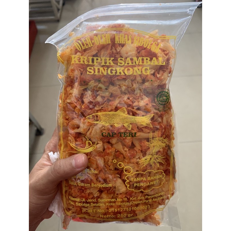 

keripik sambal khas sibolga