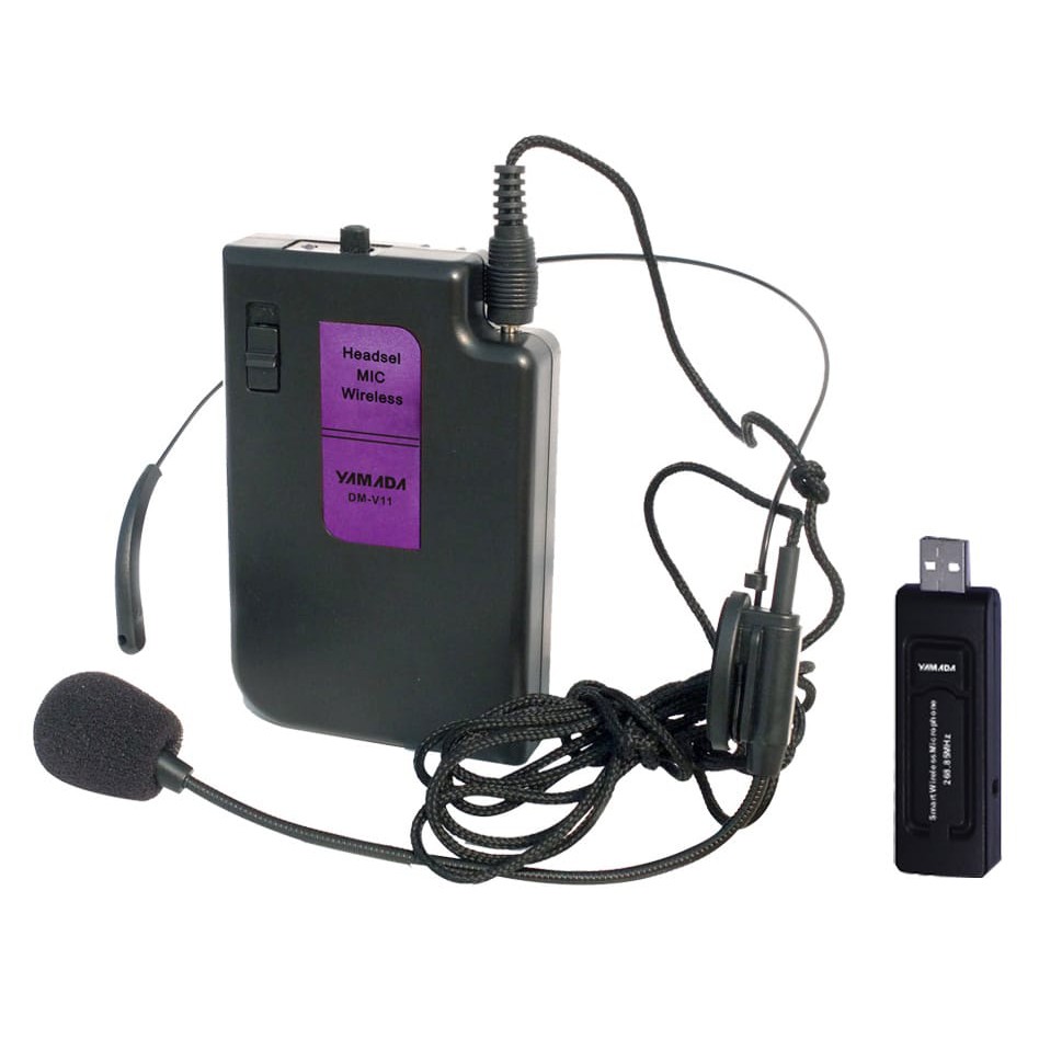 Yamada DM-V11 Smart Wireless Microphone 268.85Hz  KTV DVD Video Car Karaoke AUX Music Song not JBL