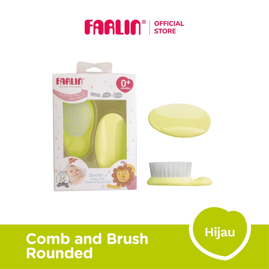 Farlin Comb &amp; Brush / Sisir Bayi