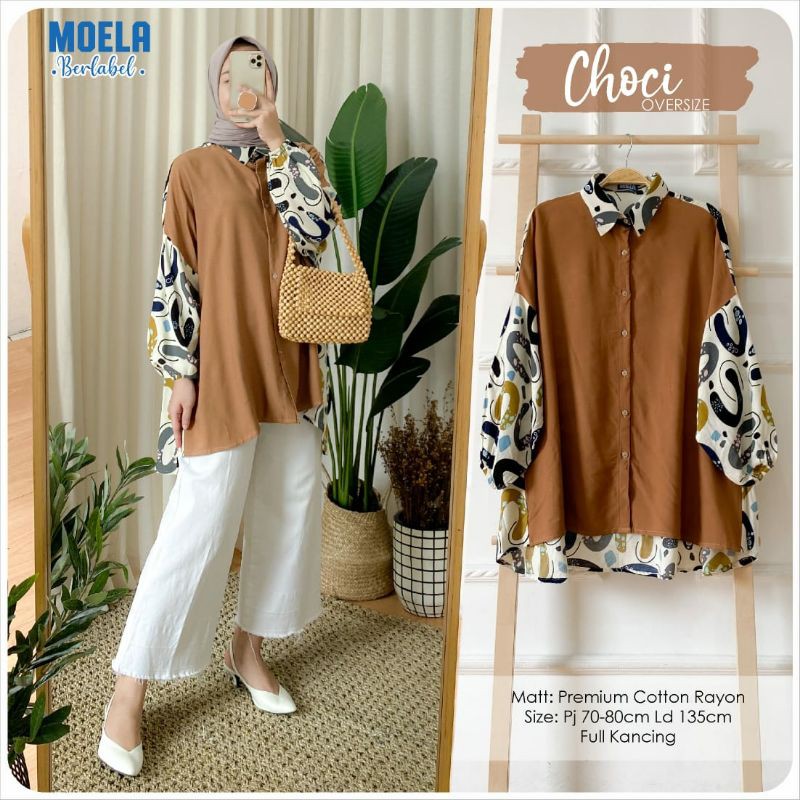 choci oversize blouse by moela