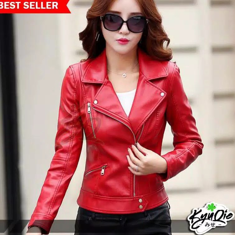 Jaket Wanita Semi Kulit Jacket Cewe Sintetis Original Ramones Blazer Raisa Terbaru Kualitas Premium