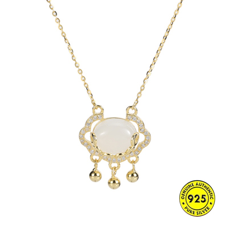 Kalung Rantai Sterling Silver 925 Dengan Liontin Untuk Wanita