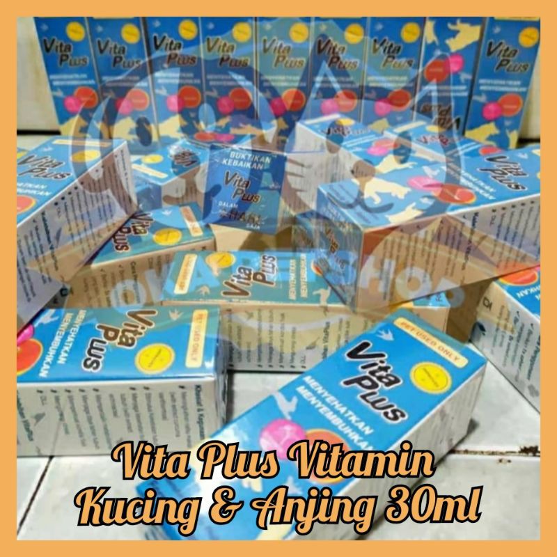 Vita Plus Vitamin Kucing Anjing 30ml / Vitamin Kucing Anjing / Vitaplus