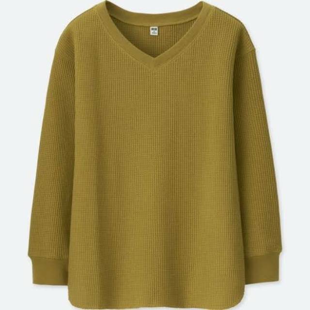 uniqlo waffle sweater
