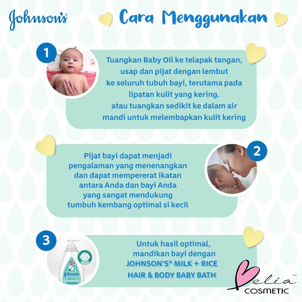 ❤ BELIA ❤ JOHNSON'S BABY Lotion | Oil | Cream | Cologne | Minyak Bayi | Krim Bayi | Minyak Bayi | Soap | Sabun Batang