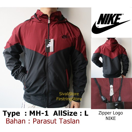 Jaket anak kulit laki laki perempuan cowok cewek pria wanita VS0D0 Jaket Nike Parasut Windrunner