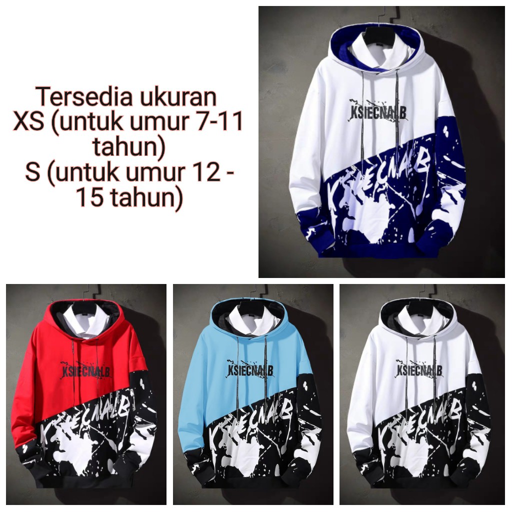 BISA COD / BISA COD // POLILE781 -SWITER HODDIE  KSIECNALB ANAK  //  fashion anak terbaru