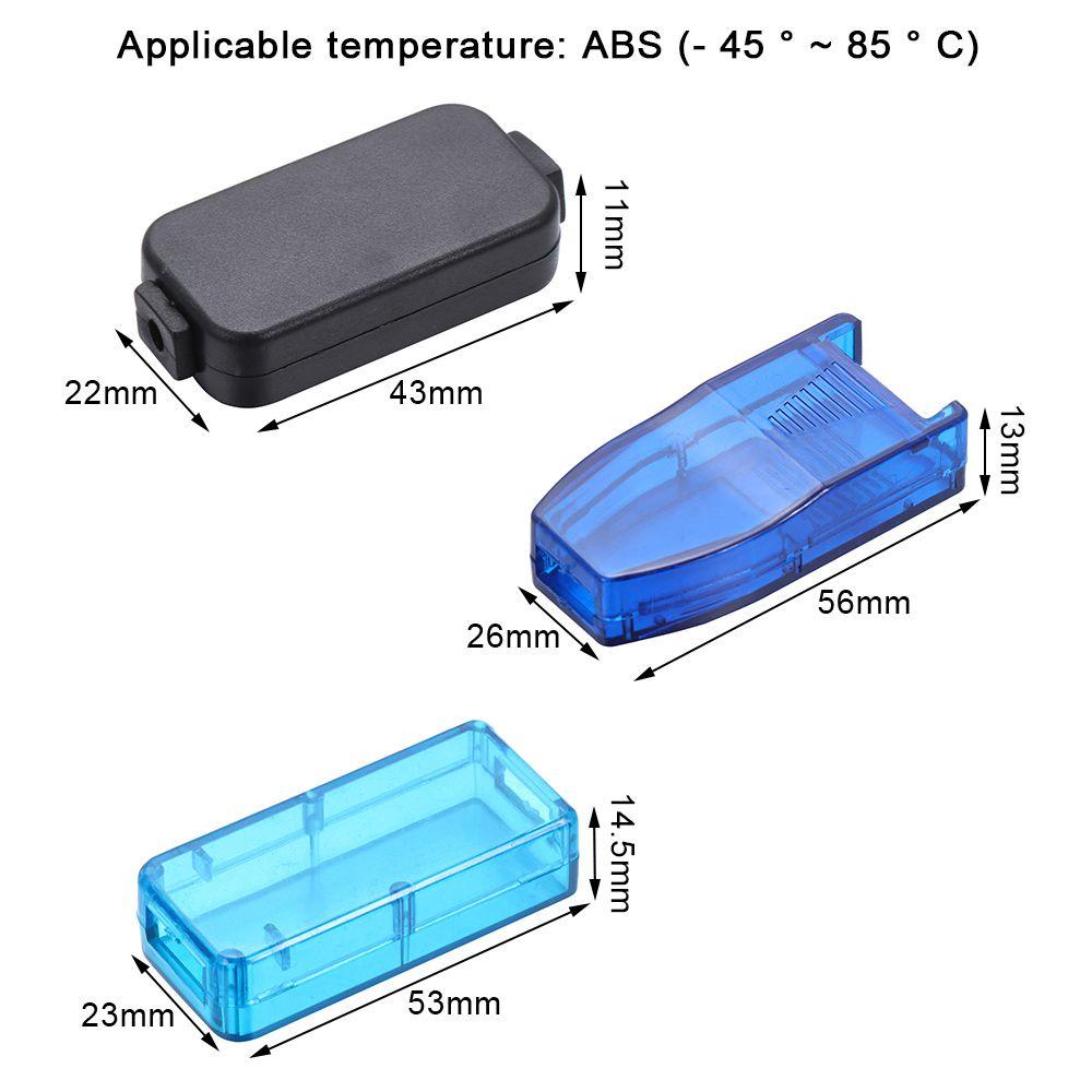 Kotak Proyek Elektronik Nanas Mutistyles Plastik ABS Kualitas Tinggi Casing Instrumen