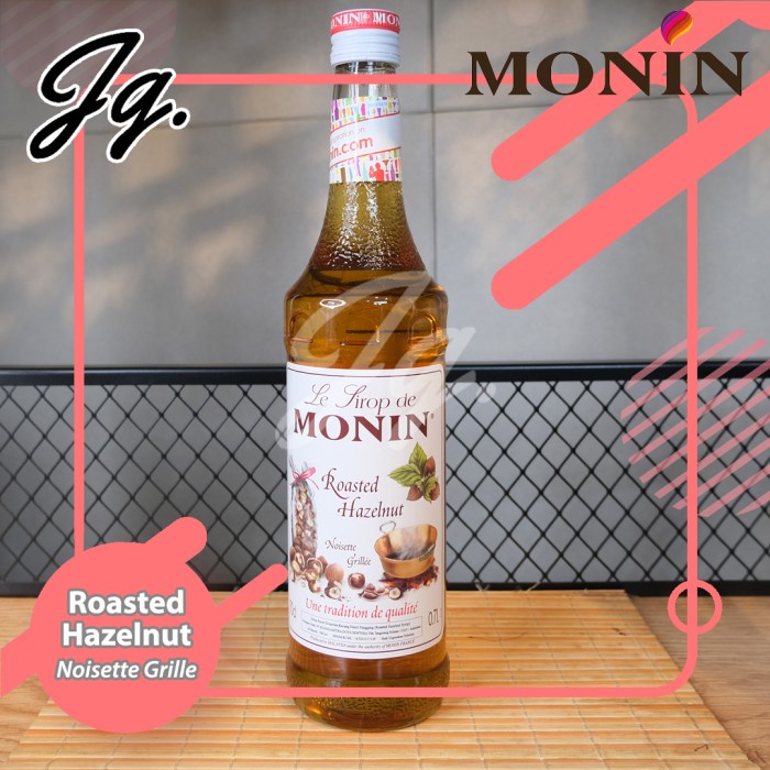 

SYRUP MONIN ROASTED HAZELNUT 700 ml SIRUP ROASTED HAZELNUT