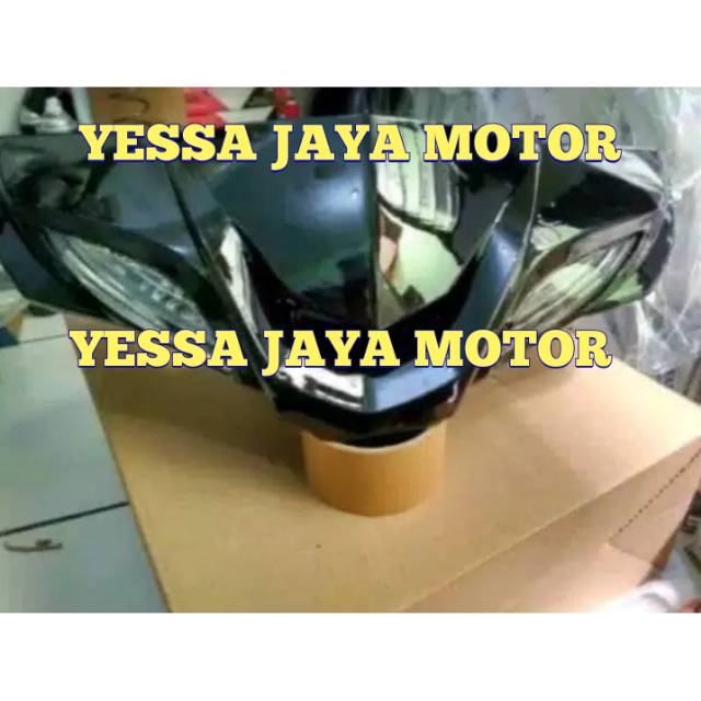 batok kepala depan belakang plus lampu Xeon RC warna hitam