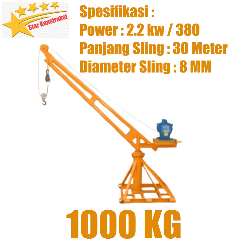 DEREK LISTRIK / MINI CRANE 1000KG