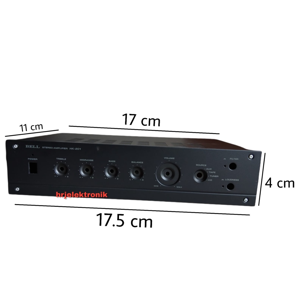 Box amplifier HK 201 Bell box power Amplifier HK 201 Bell