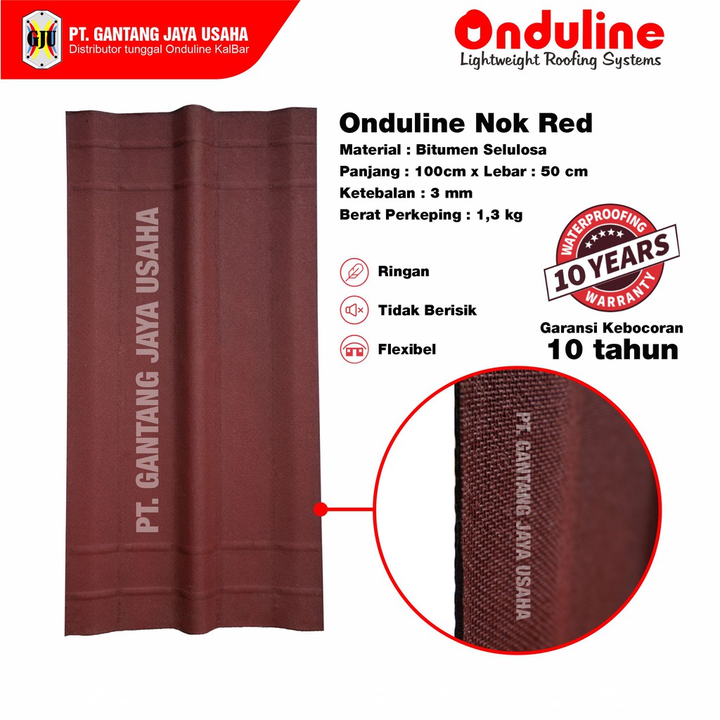 Nok Prabung Atap Onduline