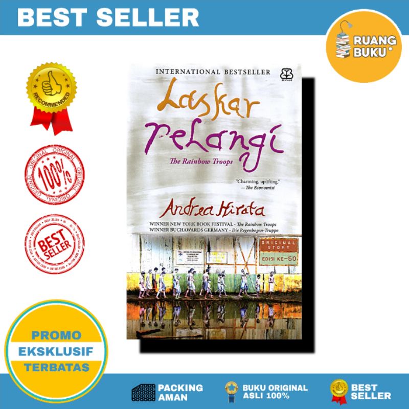 Jual Buku Laskar Pelangi Edisi Original Andrea Hirata Shopee