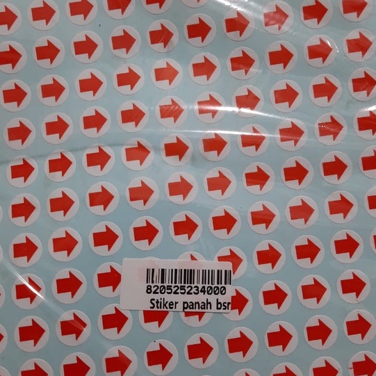 

Stiker Panah Merah 1 CM / Label Petunjuk Tanda Arah (1 PAK )