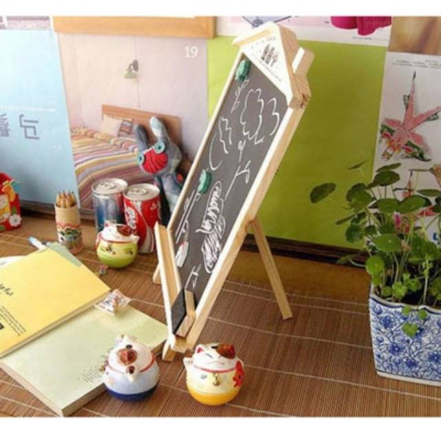 

Lovely House Magnetic Blackboard (Papan Tulis Magnet)