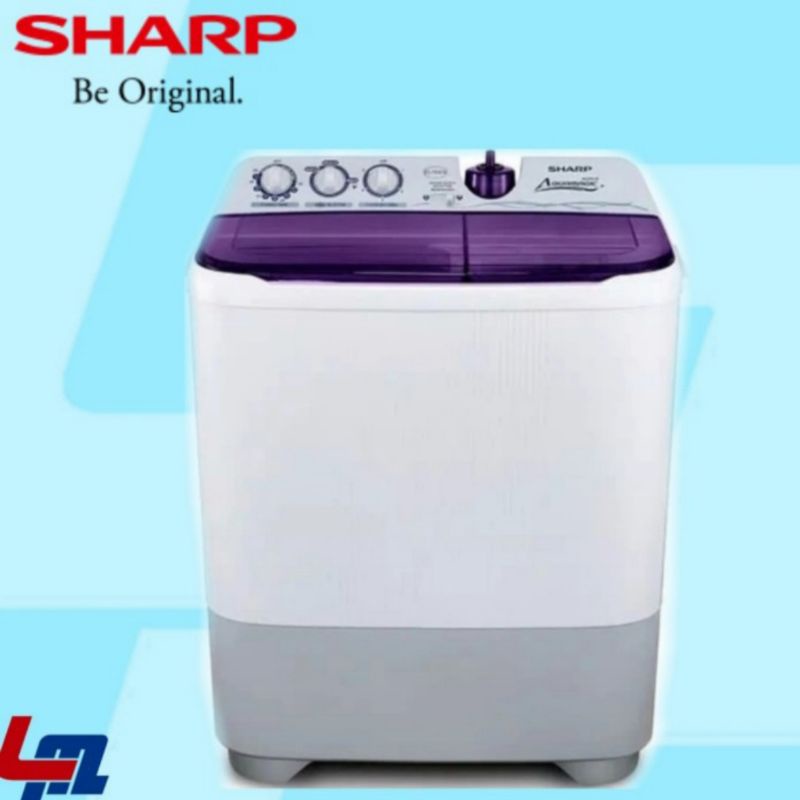 SHARP Mesin Cuci 2 tabung ES-T95CR / EST95CR
