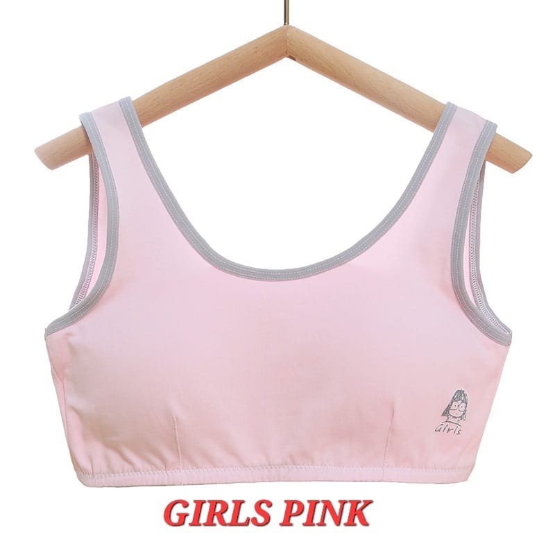 GIRL MINISET PAKAIAN DALAM SPORT BRA BH ANAK SD SMP REMAJA KATUN IMPOR NOT SOREX KUALITAS PREMIUM