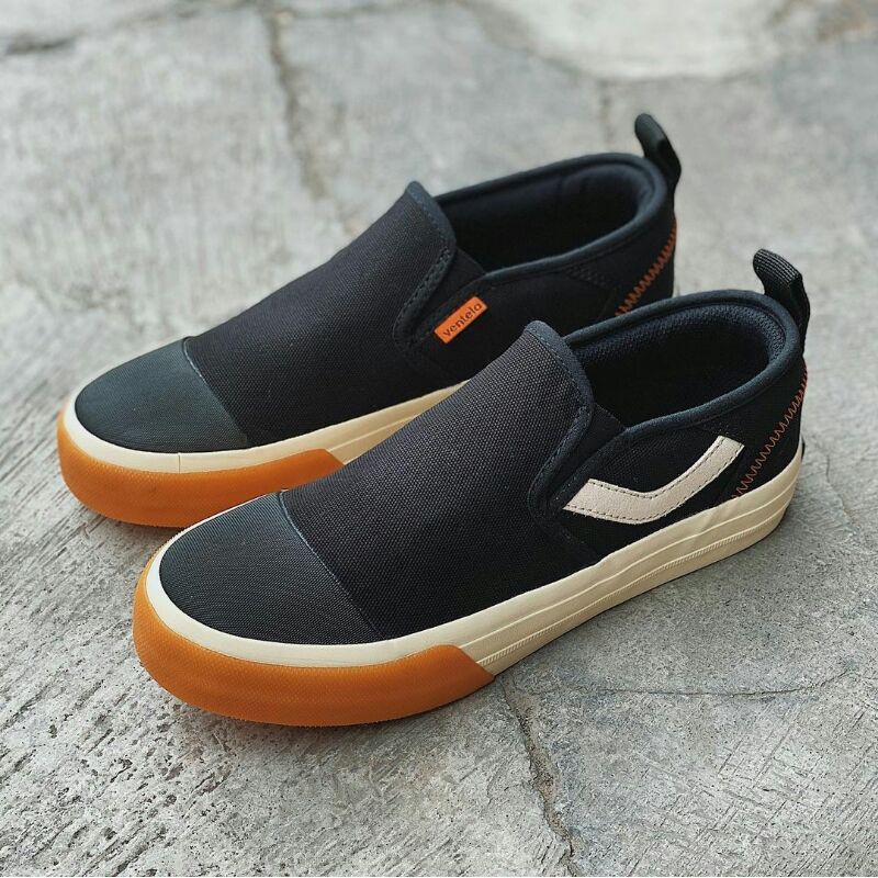 Ventela Slip On Armor Black Natural