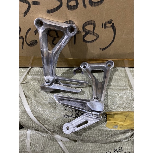 postep cb650 set dudukan knalpot footstep cbr650 set pangkon knalpot