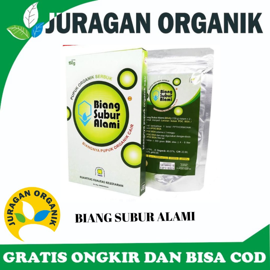 Biang Subur Alami Nasa PUPUK ORGANIK - BSA pupuk organik nasa - biang subur alami (biangnnya pupuk o