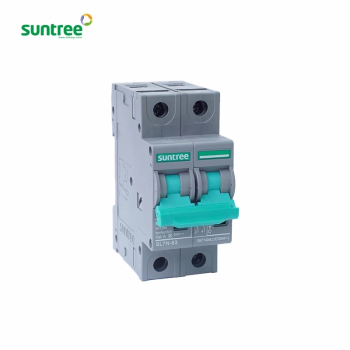 _Adudushop Mcb Dc 2P 10A 16A 20A 25A32A 40A 50A 63A Suntree 550V Circuit Breaker