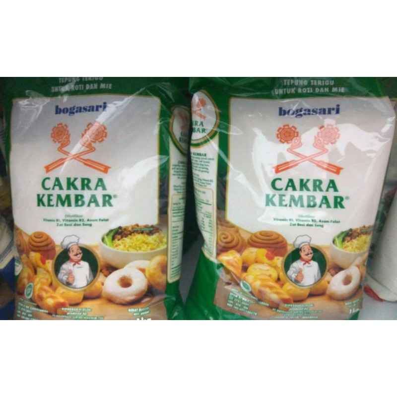 

Tepung Cakra kembar premium 1kg