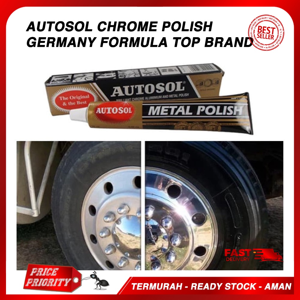 Jual Autosol 50 Gram Pengkilap Metal Chrome Stainless Logam VELG Handle