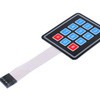 Flexible Matrix membrane Membran keypad 3x4 3 x 4 arduino compatible