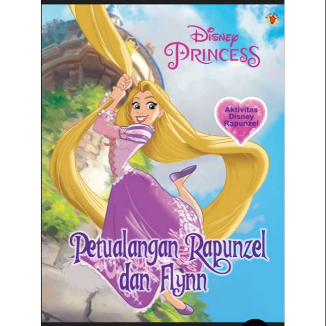 Elex kids buku aktivitas disney princess rapunzel