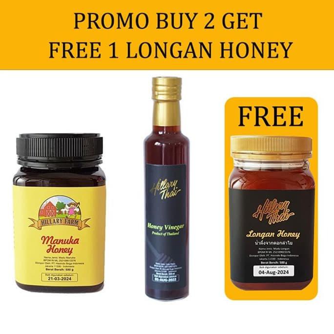 

MANUKA HONEY, HONEY VINEGAR FREE 1 LONGAN HONEY