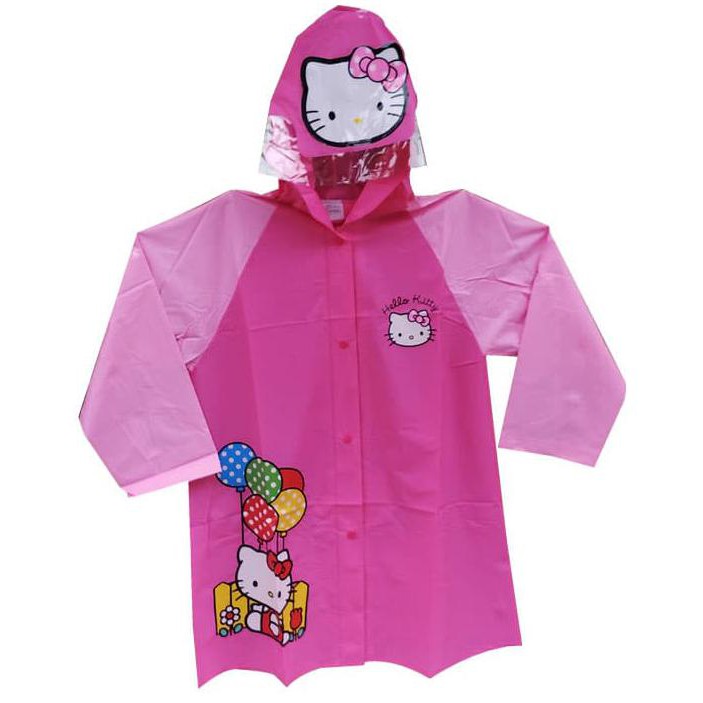 Baru Jas Hujan Anak - Jas Hujan Hello Kitty - Ada Ukuran Sizenya - Atasan