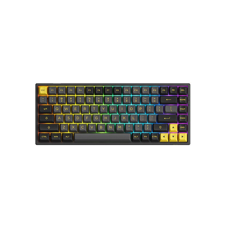 Akko 3084B Plus V2 Black &amp; Gold Hotswap Wireless Gaming Keyboard