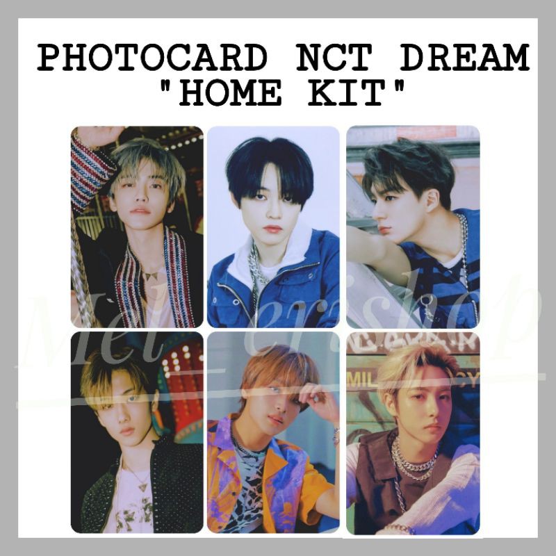 [READY STOCK] UNOFFICIAL PHOTOCARD NCT DREAM - Home Kit