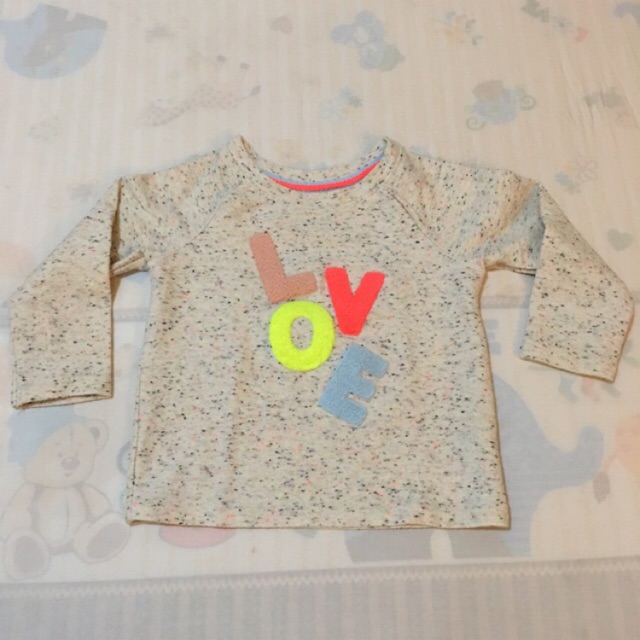 Preloved Cat & Jack LOVE Sweater