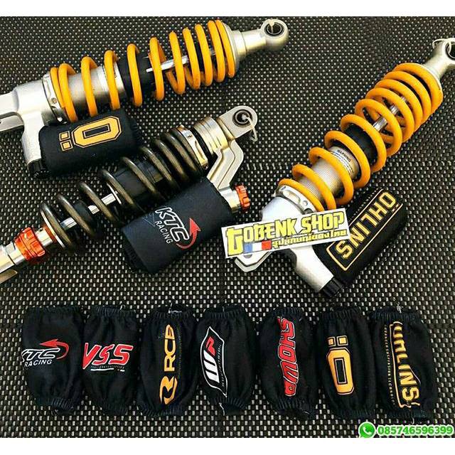 SARUNG TABUNG SHOCK ATAS BAWAH Sarung Shockbreaker Pelindung Tabung Sepeda Motor Universal Bahan Anti Air