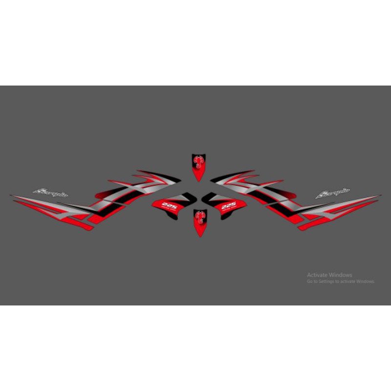 STRIPING SCORPIO Z NEW MODEL