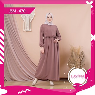  Gamis  LF470 Gamis  Syar i Terbaru Wanita Gamis Lebaran 2022  