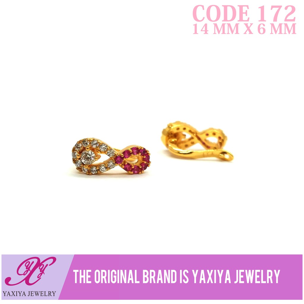 

Anting Permata Lapis emas Perhiasan imitasi Gold Yaxiya Jewelry 171